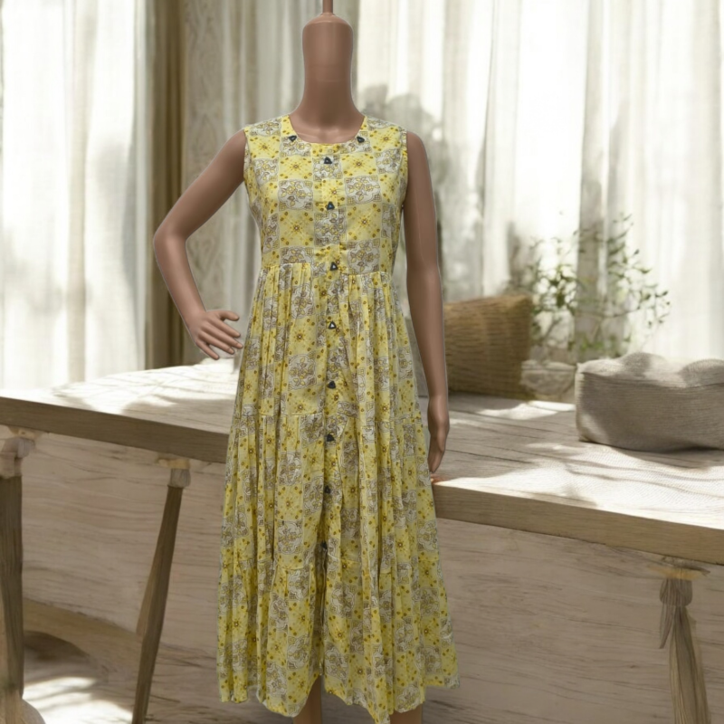 Mulmul Cotton Umbrella Type Top