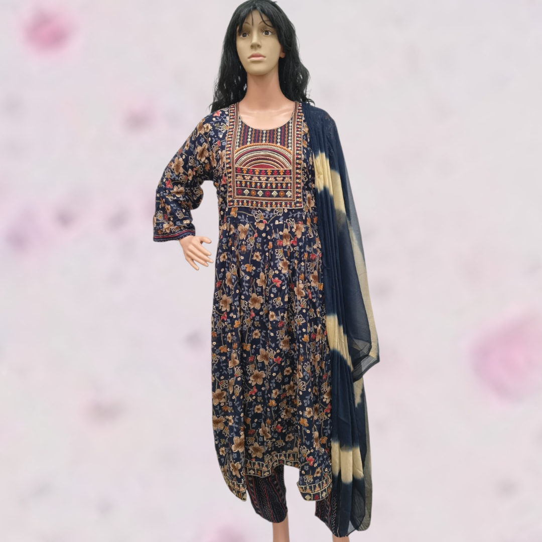 Rayan Fabric Naira Cut Dress